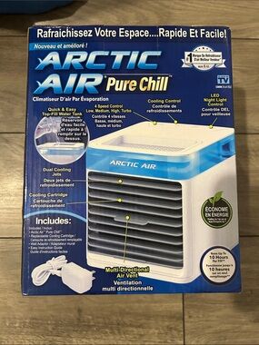 NEW 🆕 Arctic Air Pure Chill Personal Evaporative Cooler - Blue & White
